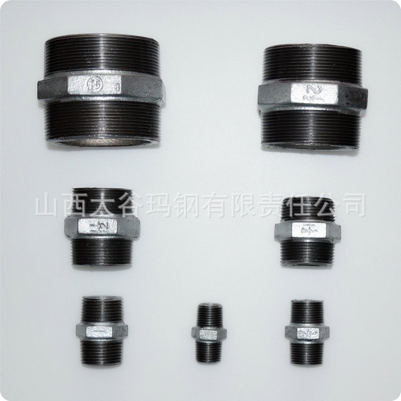 【整件批发】山西太谷配件钢玛玛管件外钢接头丝镀锌内水管丝对