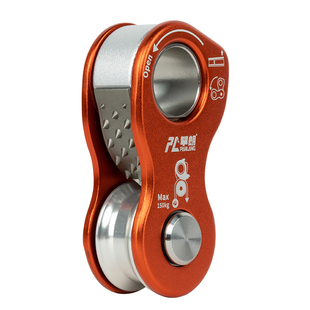 单向自锁滑轮提升器空调吊装省力提拉上升器应急救援滑轮家用吊轮