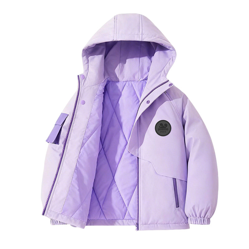 巴布豆女童棉服冬款外套