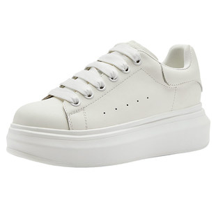奥莱Nine West/玖熙2026厚底小白鞋增高松糕鞋板鞋休闲鞋女鞋