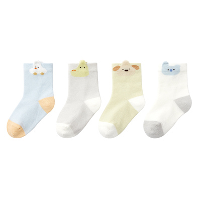 欧孕婴儿袜子纯棉A类春夏中筒袜
