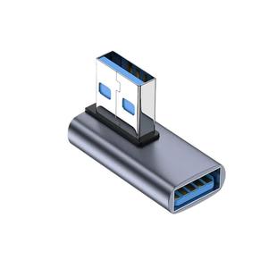 俊达利 usb3.0公对母转接头 弯头usb延长线车载行车记录仪上下左右弯90度USB对接头数据传输充电手机通用