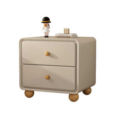 2025新款实木烤漆床头柜