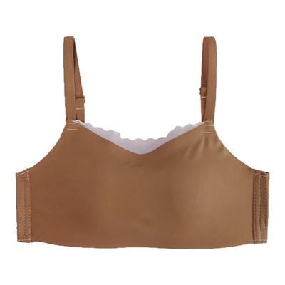 馨帮帮Bra蕾丝边防走光抹胸内衣