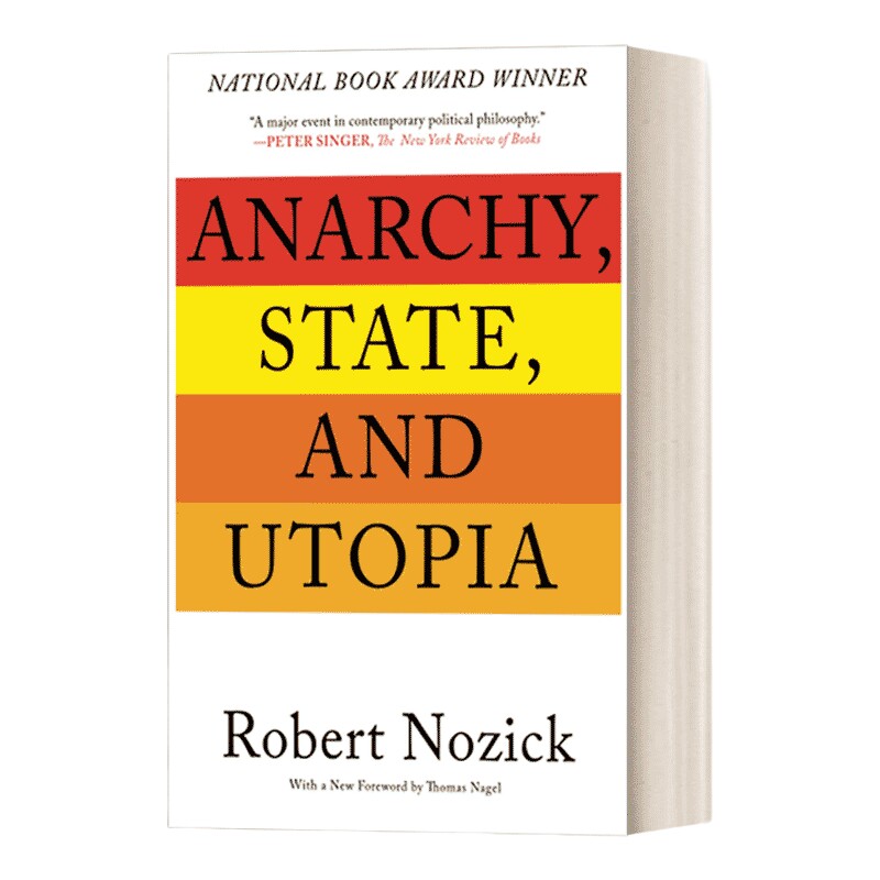 英文原版 Anarchy State and Utopia 无政府 国家和乌托邦 1975美国国家图书奖 英文版 进口英语原版书籍