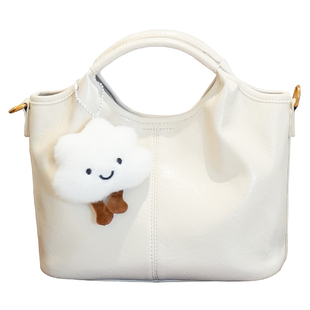 手提水桶包包女式2026新款小众高级感大容量通勤单肩斜挎菜篮子包