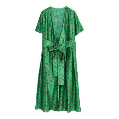 真丝印花连衣裙CHENSHII