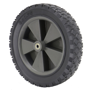 露营车轮子野营折叠车零配件营地车轮胎橡胶轴承轮可拆卸加装推杆