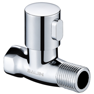 百晋 铜直通阀开关水阀4分水管止水角阀水龙头流量阀门外丝内外丝