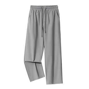 班尼路户外防晒冰丝裤子男薄款直筒阔腿速干裤夏季新款健身男裤A