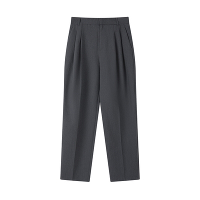 LILY通勤经典格雷系小脚西装裤