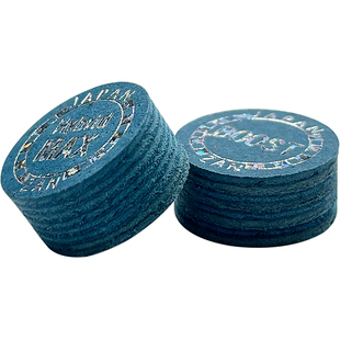 超级斩皮头美式九球杆皮头14mm黑八大头台球杆枪头波茨杆杆头正品