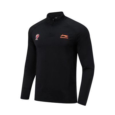 李宁CBA男锁温保暖长袖T恤