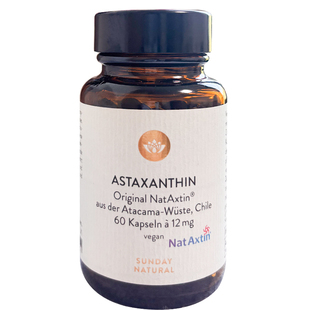 Sunday德国astaxanthin高含量天然虾青素胶囊12mg智利NatAxtin