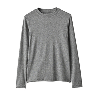 女士薄款莱赛尔长袖T恤 圆领打底衫上衣 叠穿内搭 春秋 冬款 女装