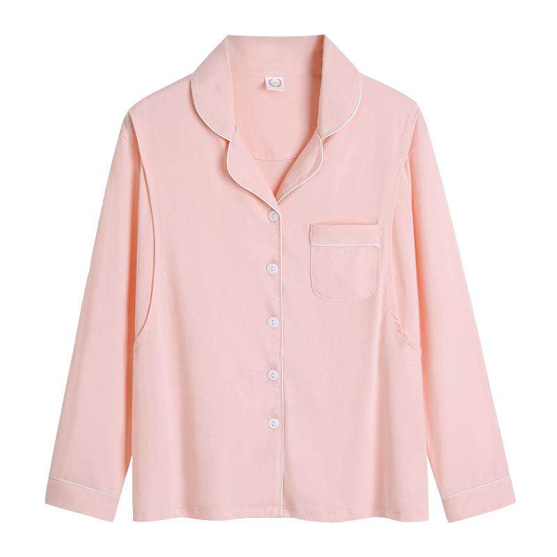 纯棉哺乳睡衣月子服春夏季产后喂奶孕妇家居服怀孕期大码四季通用