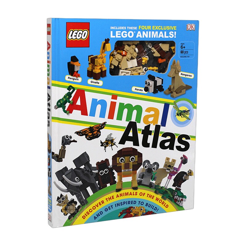 英文原版 LEGO Animal Atlas 乐高动物图集 英文版 进口英语原版书籍