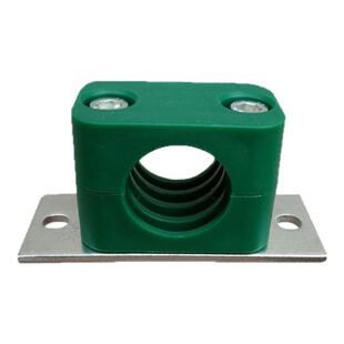 重型塑料单双孔管夹 船用液压管夹 塑料管夹管卡套管支架管用卡箍