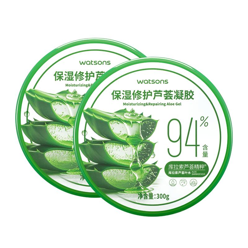 屈臣氏保湿修护芦荟凝胶600g