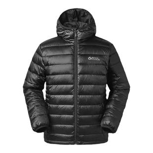 岩云轻薄700蓬拒水鹅绒服2023秋冬轻暖带帽短款男女多色羽绒服