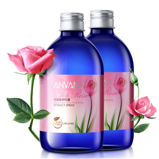 汉芳玫瑰纯露500ML*2 精萃纯露水爽肤柔肤水喷雾花水补水收敛毛孔