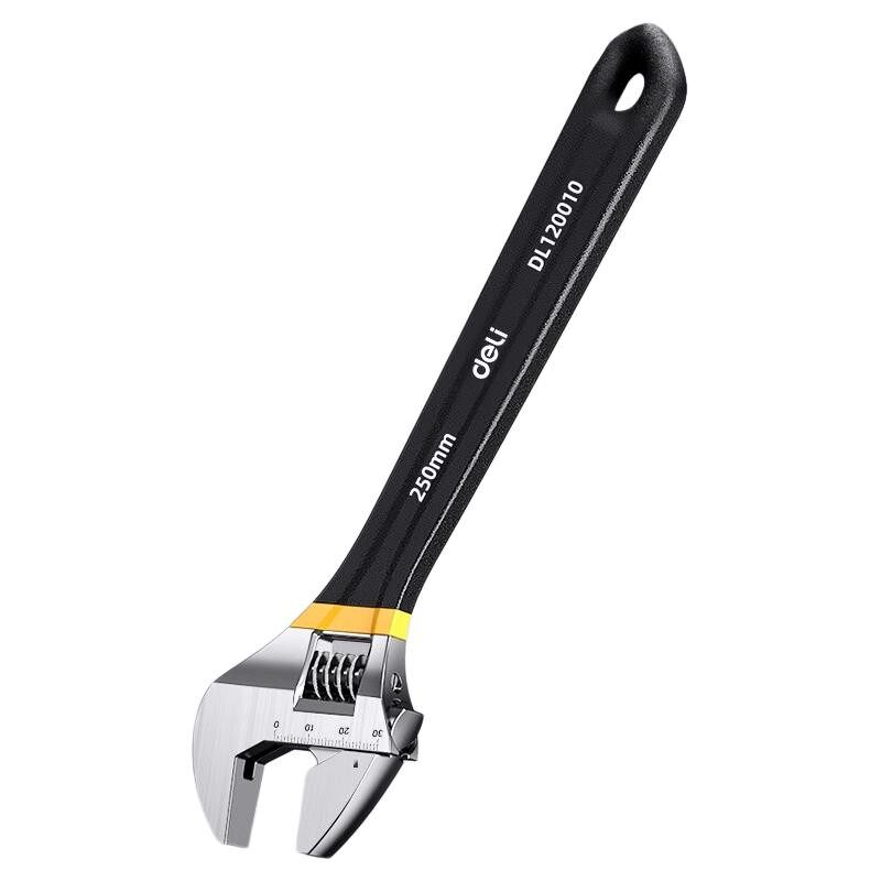 得力活动扳手正品活口万用多功能卫浴工具大开口扳子专用板手大全