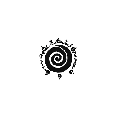 tlp镂空火影忍者旋涡封印车贴