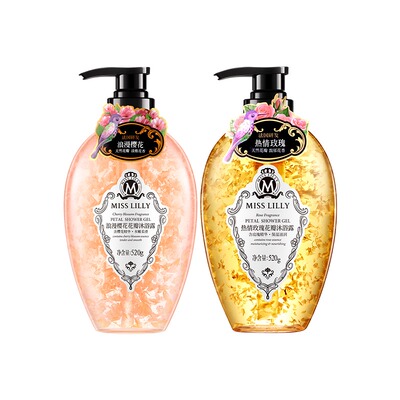 樱花/玫瑰花瓣沐浴露持久留香女