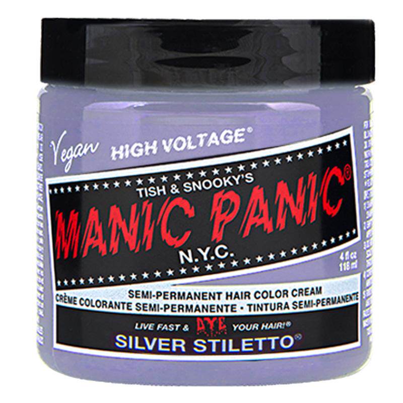 manic panic斑紫MP染发膏蜥蜴绿幽蓝天使蓝海王红薄藤紫冷木灰