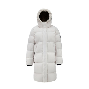 君羽羽绒服女800蓬鹅绒服女中长款2025年秋冬新款连帽加厚55398