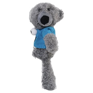 克莱因蓝色毛衣小熊胸针玩偶配件芝麻街联名毛绒公仔挂牛仔裤饰品