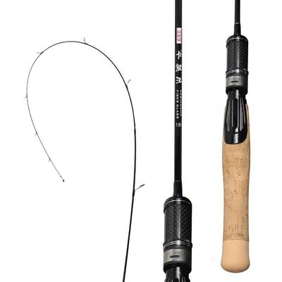 微物纯碳实心路亚马口竿ul调套装