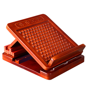 鲁作工艺拉筋板斜踏板 实木拉筋凳 家用拍打瘦小腿拉伸康复经络器