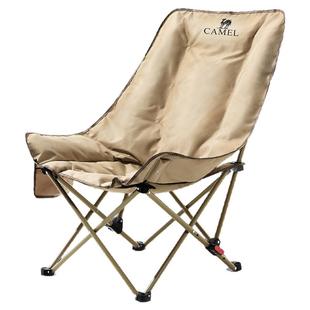 骆驼躺椅户外露营折叠椅坐躺两用办公室午休夹棉椅钓鱼高背月亮椅
