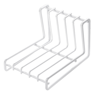 圣西陶厨房沥水架橱柜内多格L型盘碟收纳架台面菜板砧板架置物架