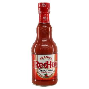（临期）美国辣椒仔Redhot布法罗水牛辣鸡翅酱弗兰克斯红辣椒酱