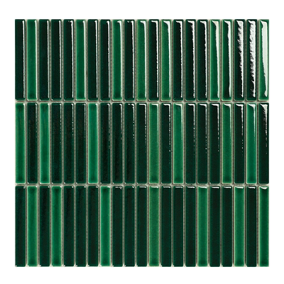 窑变长条青铜绿筷子砖马赛克双鸥