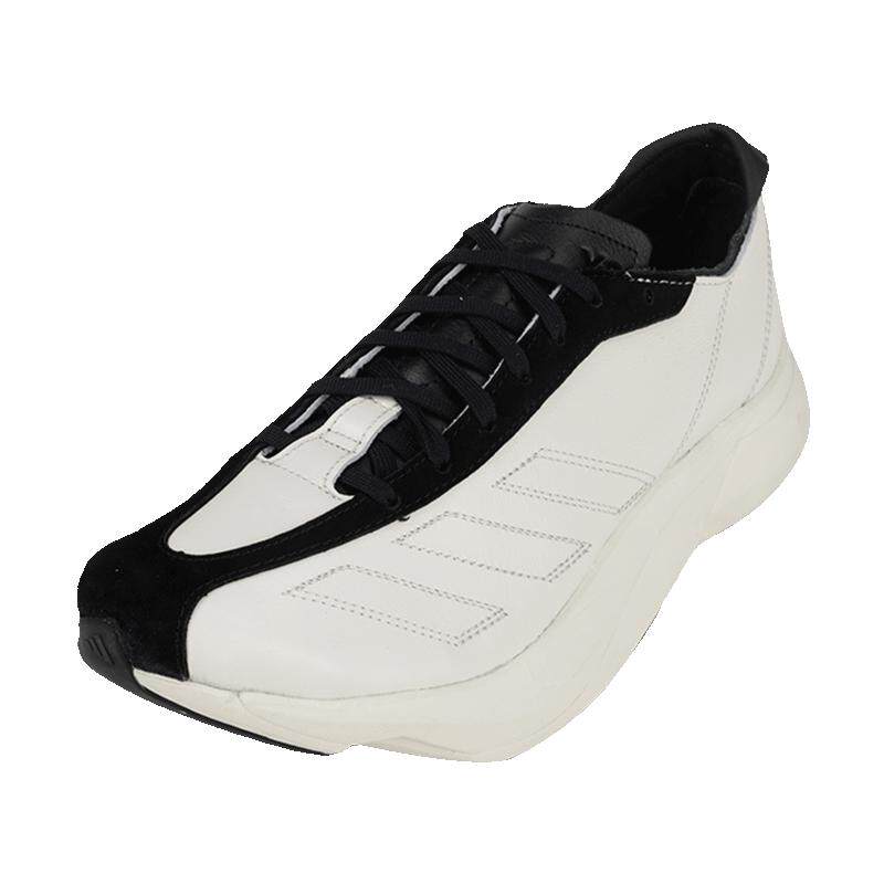 Y-3经典细节皮质低帮运动鞋男