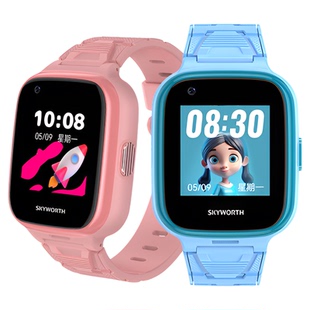 创维儿童电话手表全网通可插卡智能定位高清视频通话支付功能小学生初中生男女多功能长续航学习手表防水纯净