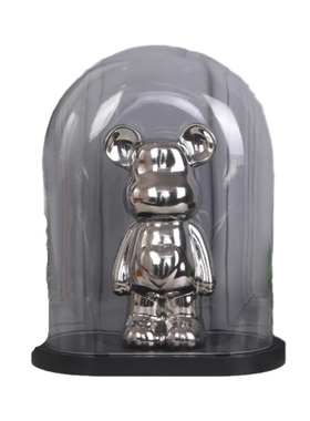 手办珠宝玻璃防尘罩摆件玄关装饰品摆件客厅钥匙收纳盒