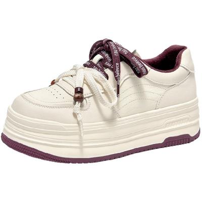 戈美其商场同款厚底小白鞋女