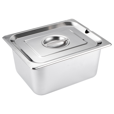 不锈钢份数盆自助餐保温台带
