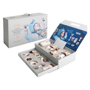 凯驰新生儿礼盒01岁婴儿手摇铃抓握安抚玩具套装宝宝满月高端礼物