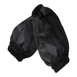 新款黑色成人防水布袖套耐磨厨房防脏油污劳动防护袖头筒男女秋冬