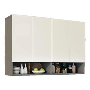 实木厨房吊柜挂墙式阳台置物顶柜卧室餐厅壁橱卫生间储物上墙壁柜