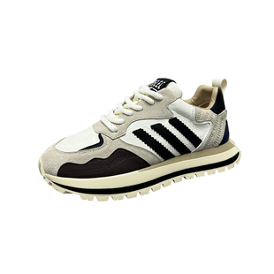 大码鞋子男鞋2025冬季新款防臭加绒男士休闲鞋运动阿甘鞋男老爹鞋