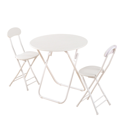 简易圆桌小户型小饭桌折叠