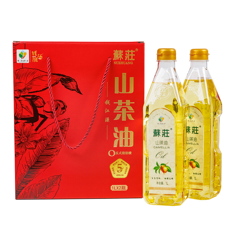 开化苏庄山茶油植物油压榨2L