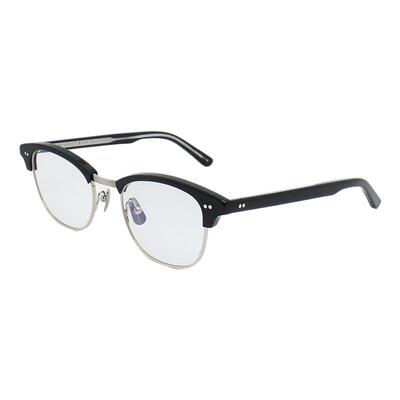 YELLOWSPLUS男女手工复古半框SIMON眼镜架纯钛超轻中金板材SAMUEL