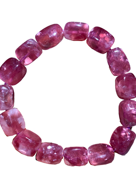 天然祖母晶随形手串云母质玉水晶